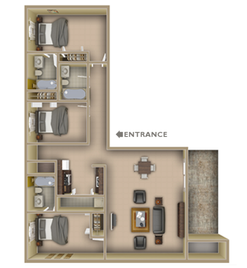 Tallahassee Apartment: 1730 West Pensacola St.
