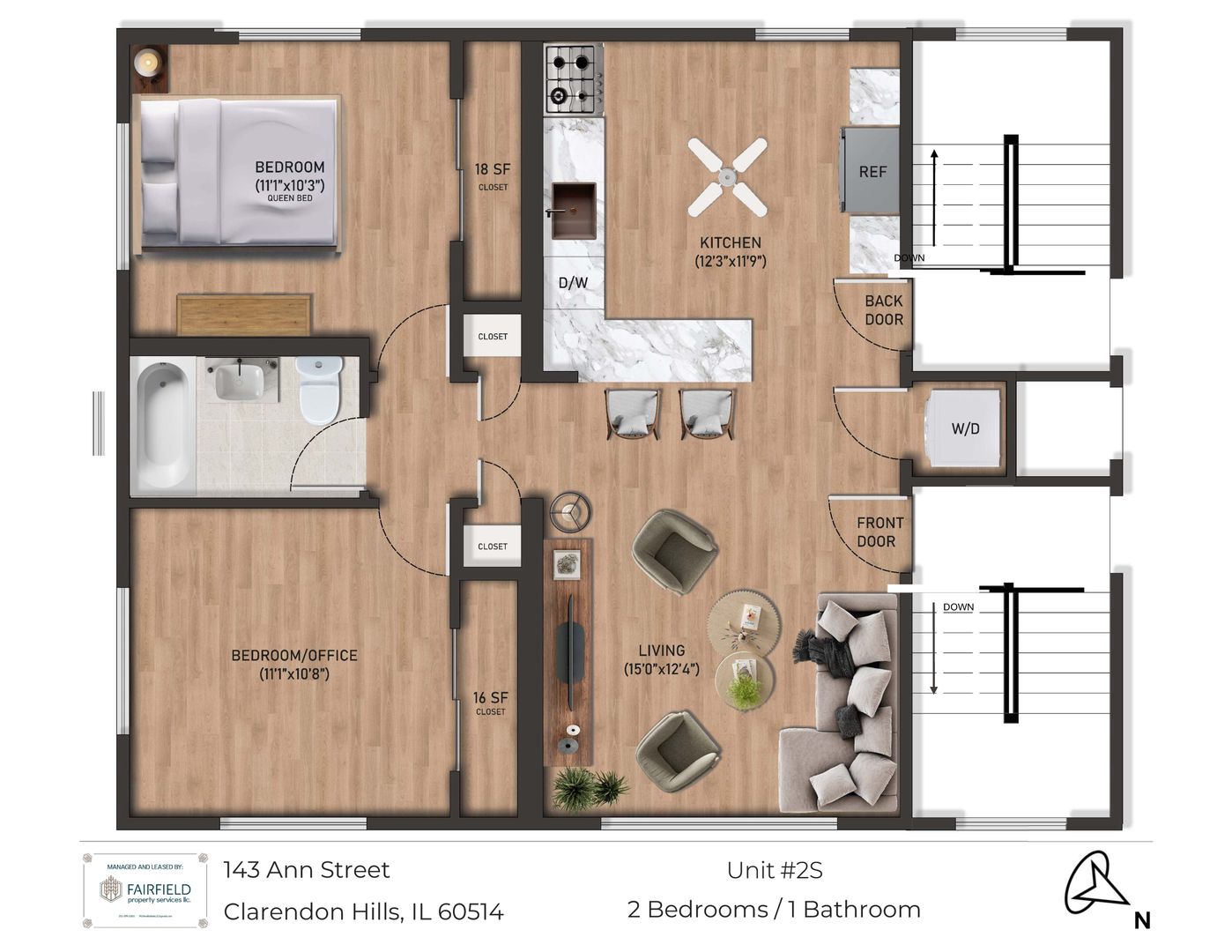 Clarendon Hills Apartment: 143 Ann Street
