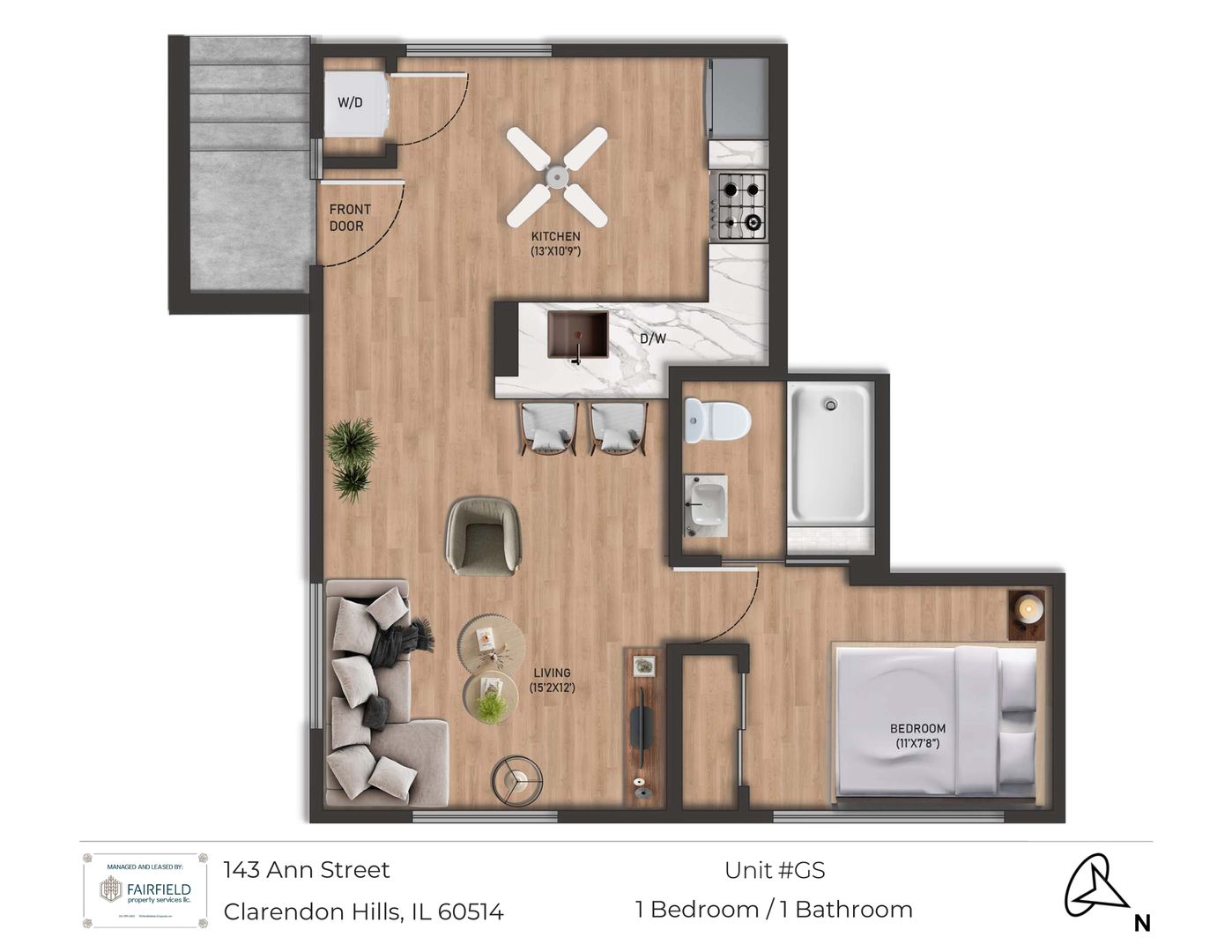 Clarendon Hills Apartment: 143 Ann Street