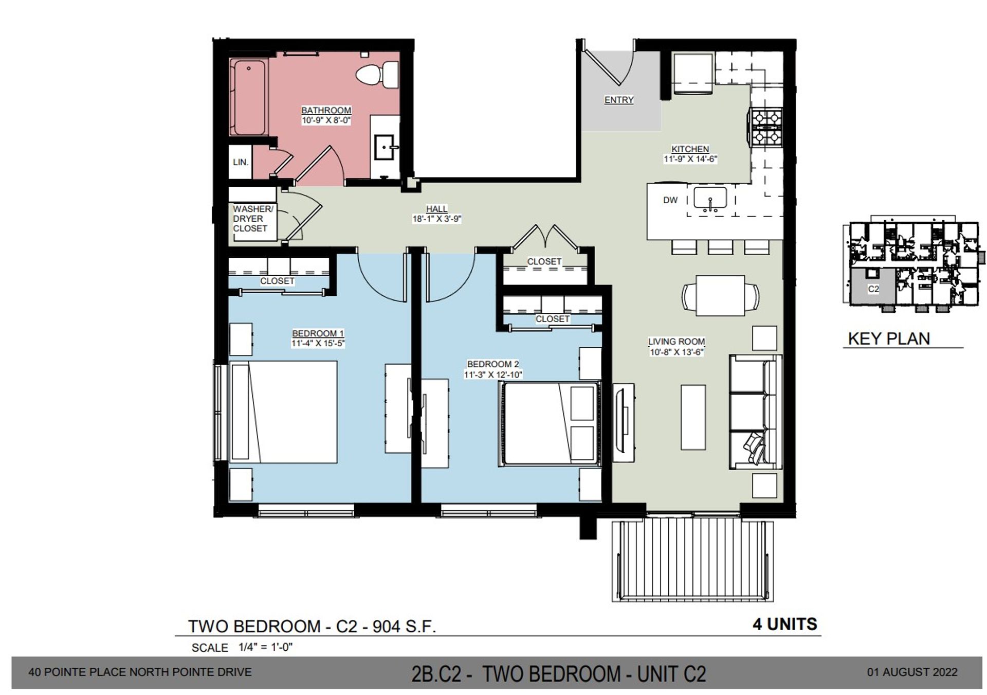 Dover Apartment: 40 Pointe Place