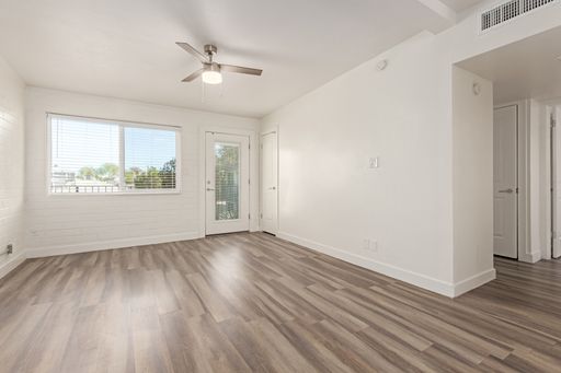 Unfurnished apartment interior — representative home at Clarendon Arms.