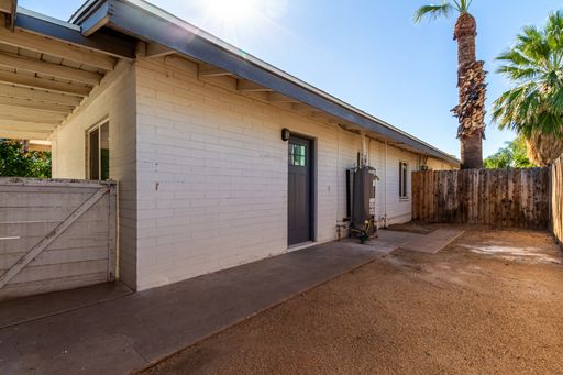 Private outdoor area shown at 3610 North 27th Street.