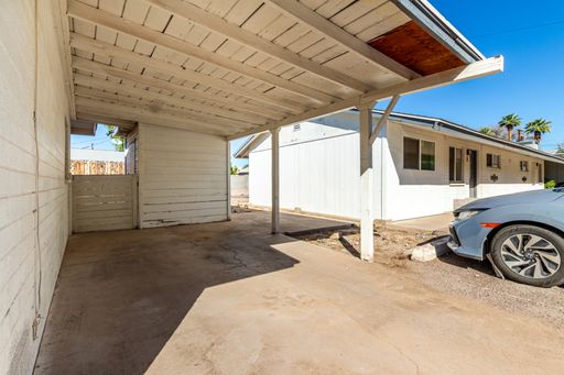 Parking area at 3610 North 27th Street.