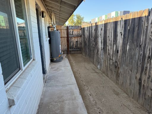 Private outdoor area shown at 3610 North 27th Street.
