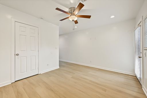 Unfurnished bedroom — representative home at 22nd Street Apartments — 3007.