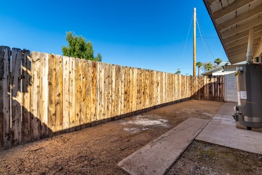 Private outdoor area shown at 3610 North 27th Street.