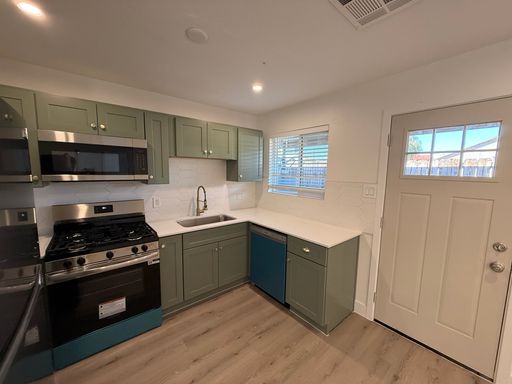 Apartment kitchen — representative home at 3610 North 27th Street.