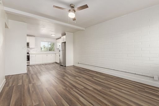 Unfurnished apartment interior — representative home at Clarendon Arms.