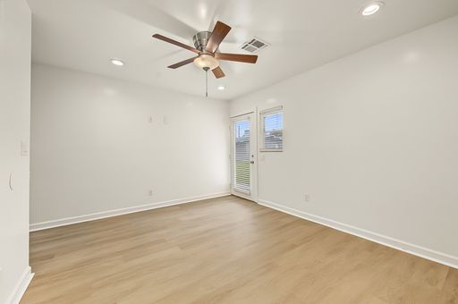 Unfurnished bedroom — representative home at 22nd Street Apartments — 3007.