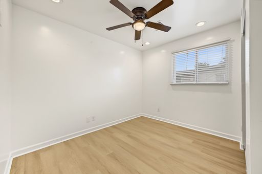 Unfurnished bedroom — representative home at 22nd Street Apartments — 3007.