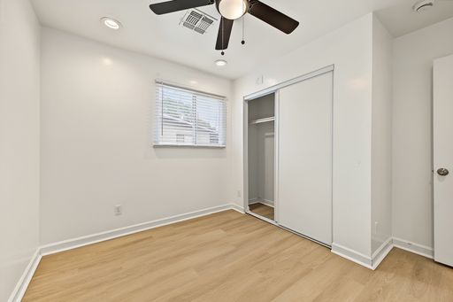 Unfurnished bedroom — representative home at 22nd Street Apartments — 3007.