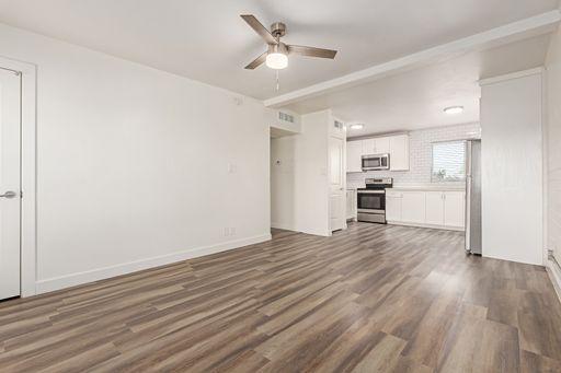 Unfurnished apartment interior — representative home at Clarendon Arms.