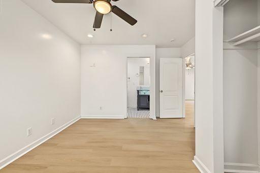 Unfurnished bedroom — representative home at 22nd Street Apartments — 3007.