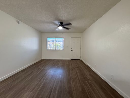 Unfurnished apartment interior — representative home at Camelback Village.