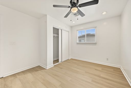 Unfurnished bedroom — representative home at 22nd Street Apartments — 3007.