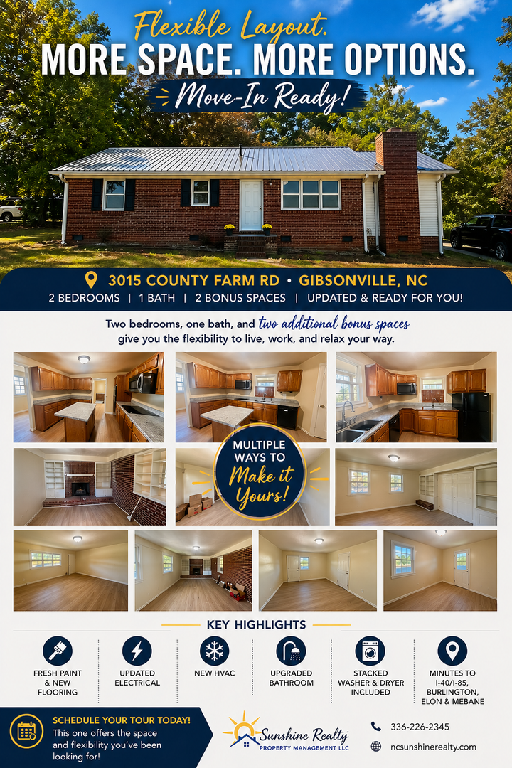 Gibsonville House: 3015 County Farm Rd