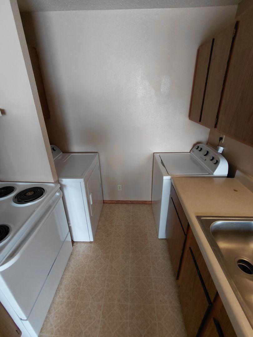 Laundry room at East Terrace Apartments