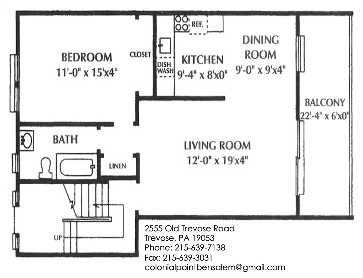 Trevose Apartment: 2555 Old Trevose Road