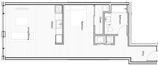 First month rent free | September 1st | Modern 1BR Watson Layout | Sun-Drenched Views – photo 1