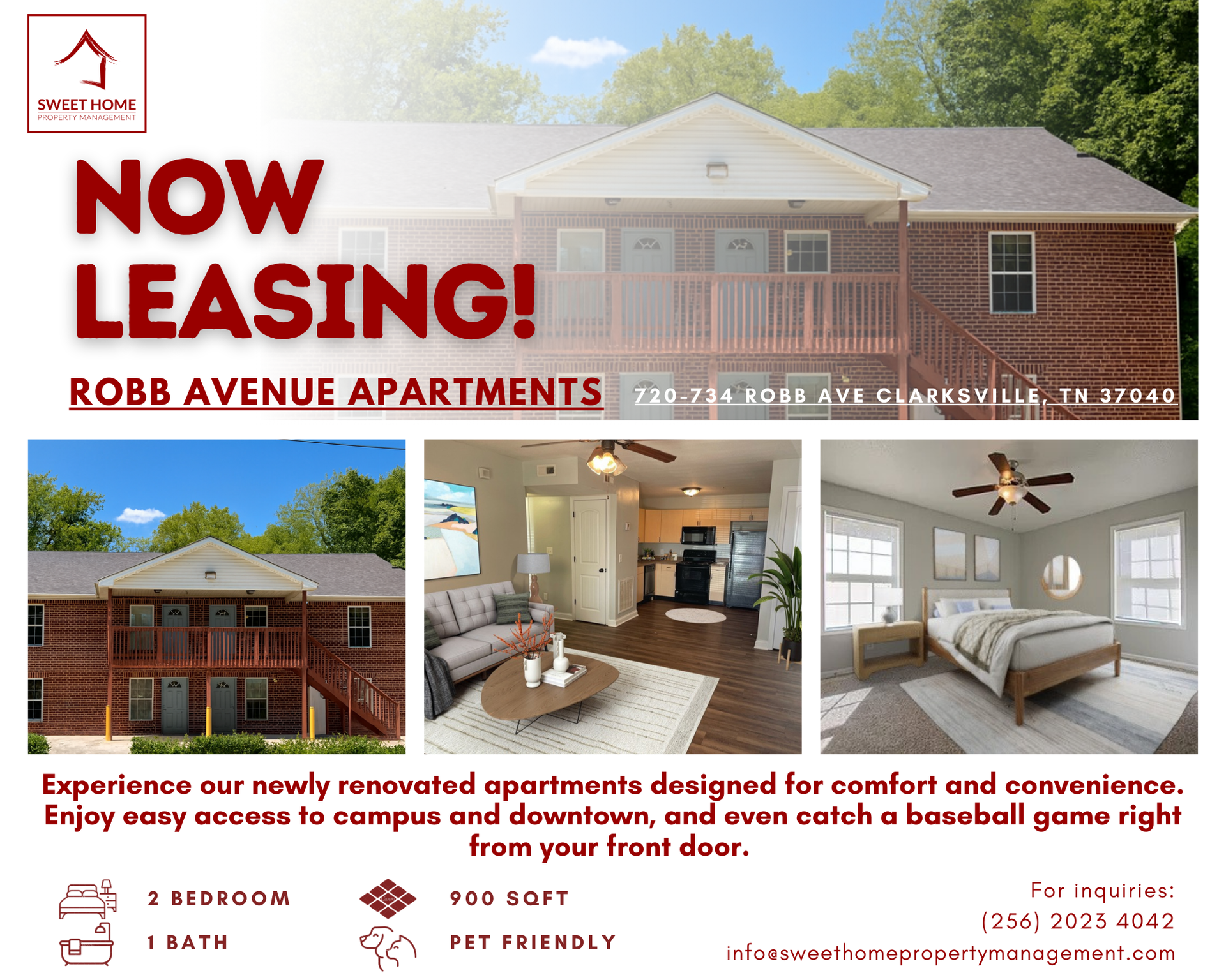 Clarksville Apartment: 734 Robb Ave