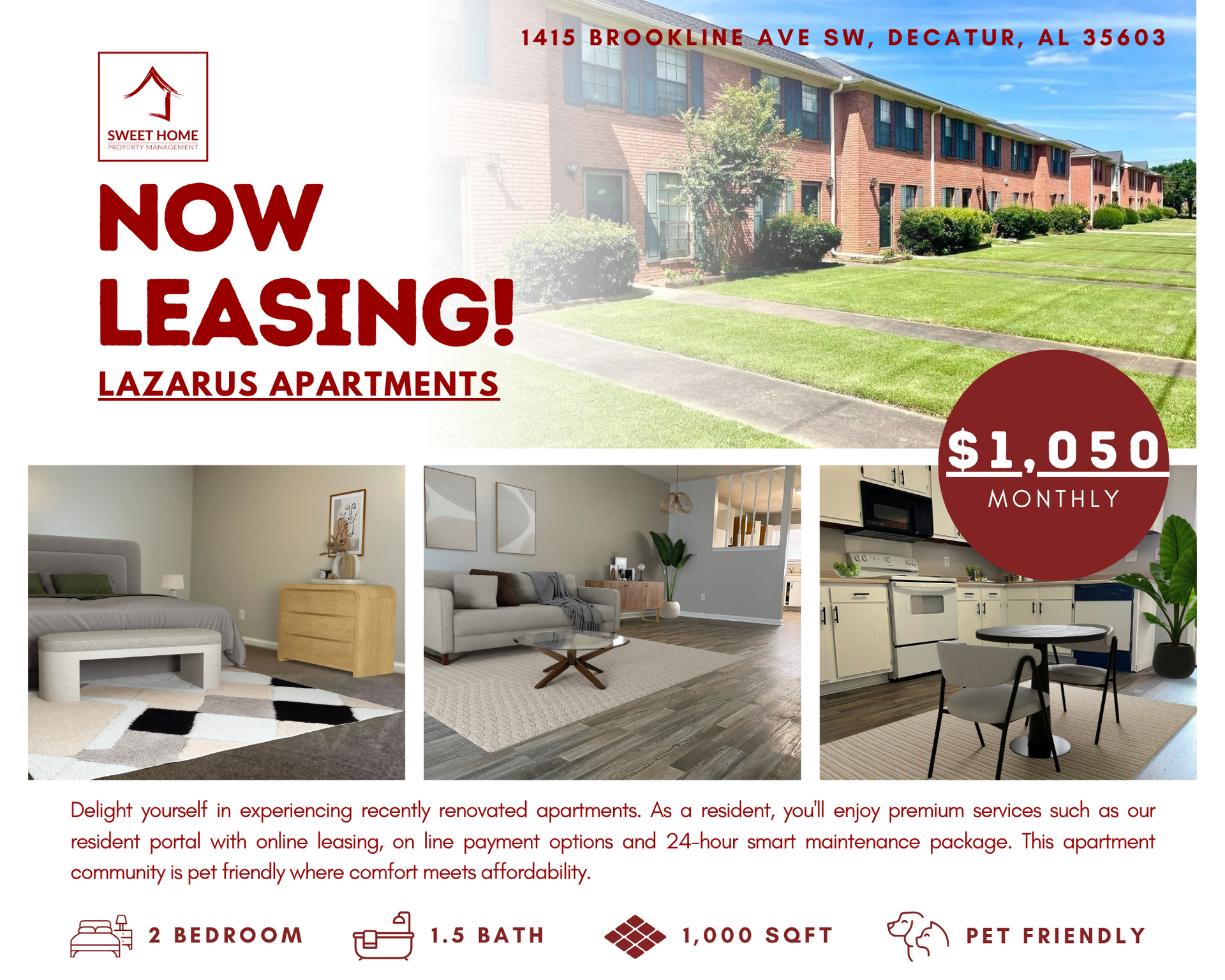 Decatur Apartment: 2423 Gaslight Pl