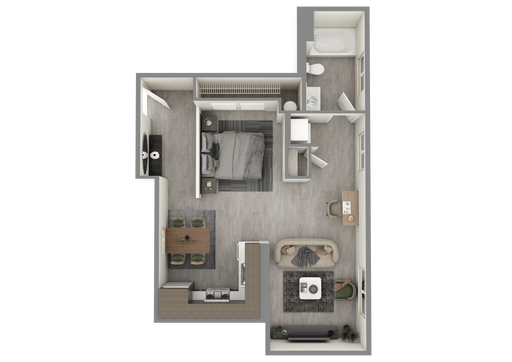 Second Floor Corner Studio Unit with Peek-a-boo Views of Fairhaven – photo 1