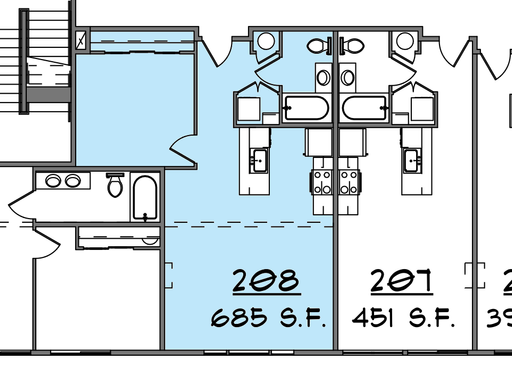 Second Floor 1BD, 1 bath Unit with Large Windows, Flowing Layout & Views of Bellingham Bay – photo 1