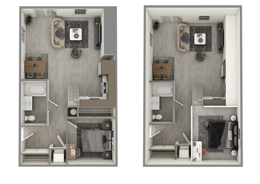 Third Floor 1 Bedroom with Large Windows & Flowing Layout – photo 1