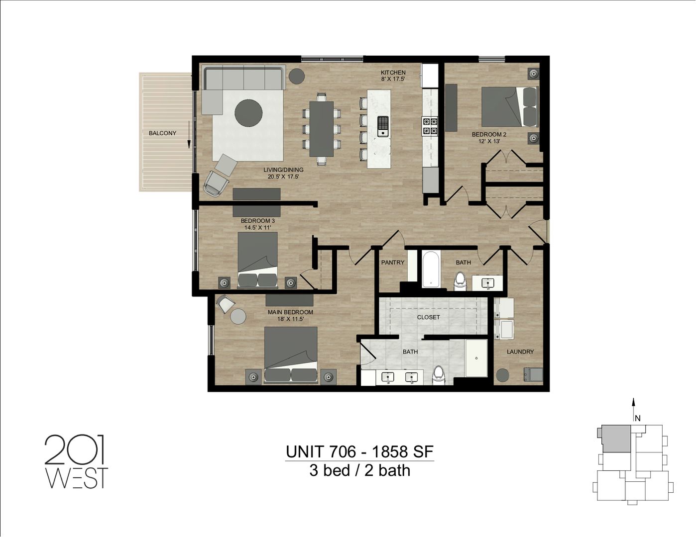 Neenah Apartment: 201 West Wisconsin Avenue