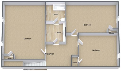3 Bedroom 1.5 Bath Apartment Townhouse (Workforce Housing)
