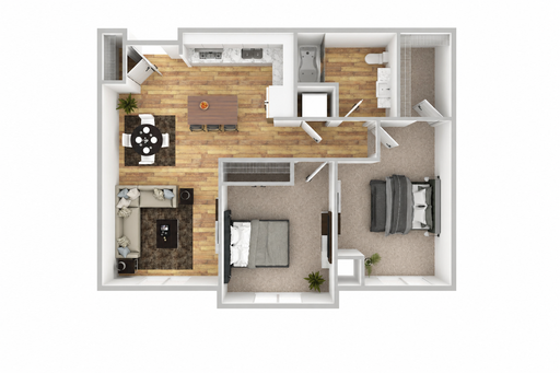 2 Bedroom 1 Bathroom Apartment – photo 1