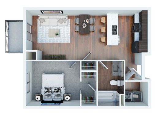 Brand-New 1 Bed 1 Bath Apartment