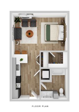 The Shores: Studio Apartment