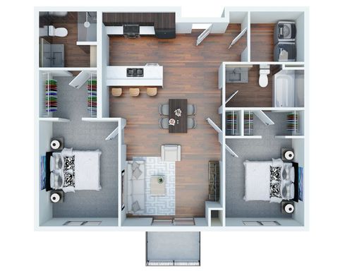 2 Bed Apartment at The River - Mason City IA