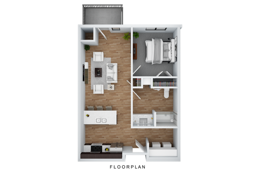 Brand-New 1 Bed 1 Bath Apartment