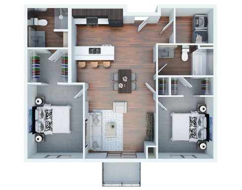 Brand New 2 Bed 1 Bath Apartment
