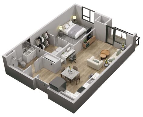 Brand New 1 Bedroom Apartment – photo 1