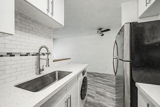 Apartment kitchen at 12 on Cambridge.