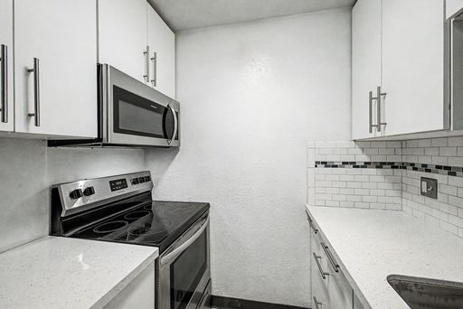 Apartment kitchen at 12 on Cambridge.