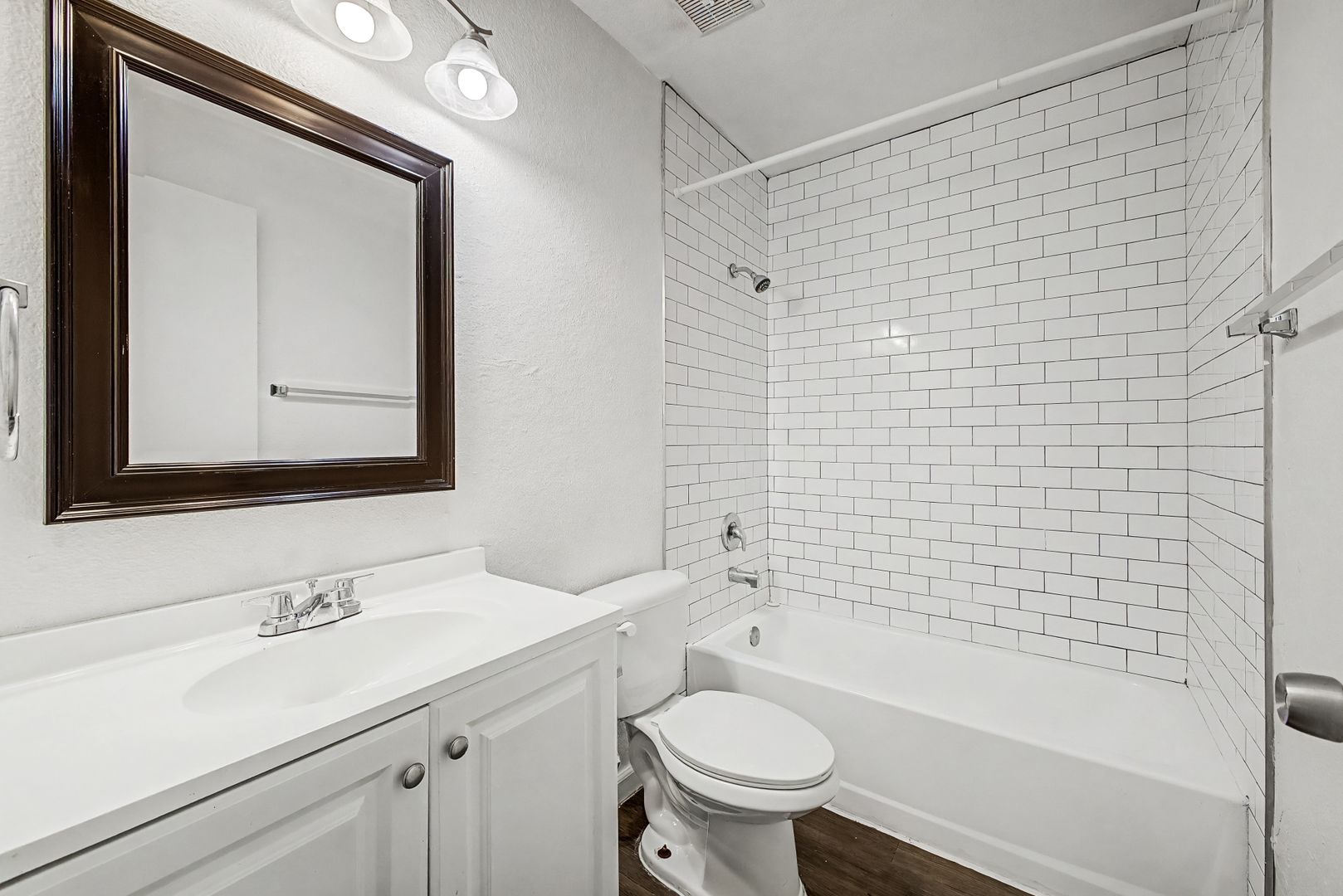 Apartment bathroom at 15 on Cambridge.