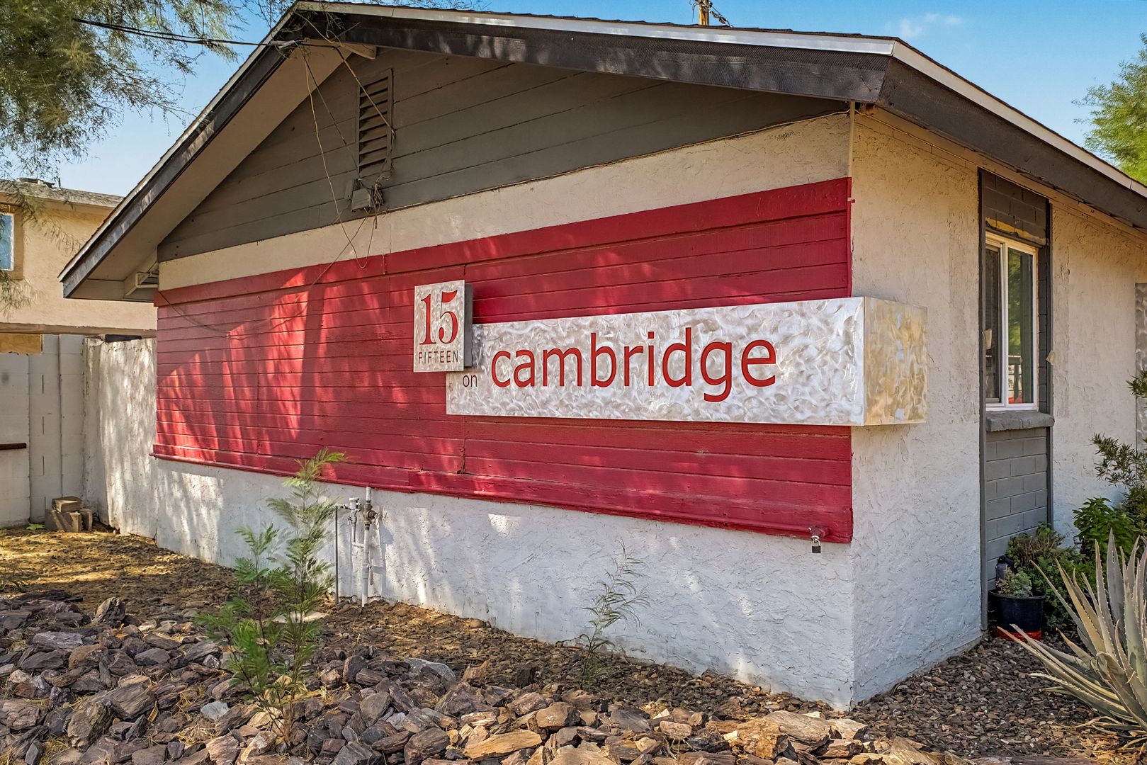 Building exterior at 15 on Cambridge.