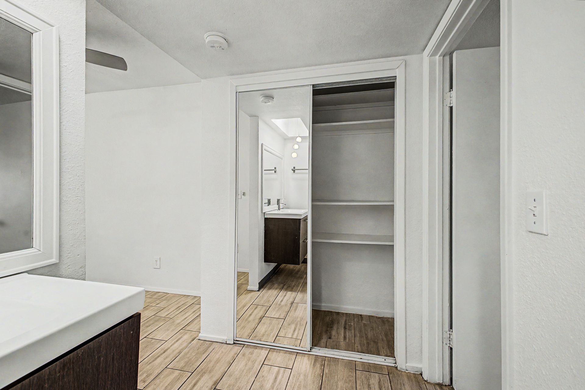 Closet storage at 12 on Cambridge.