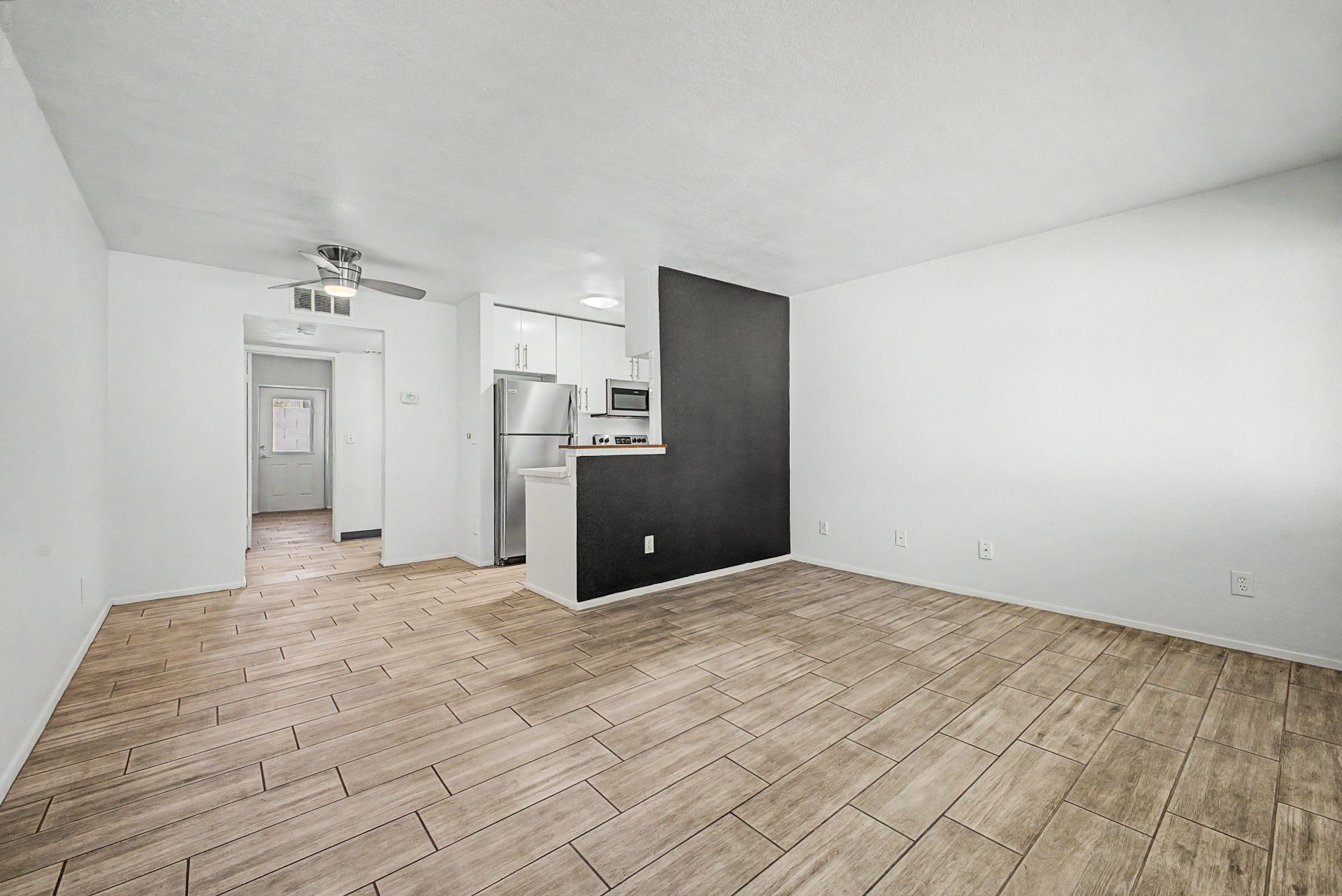 Unfurnished apartment interior at 12 on Cambridge.