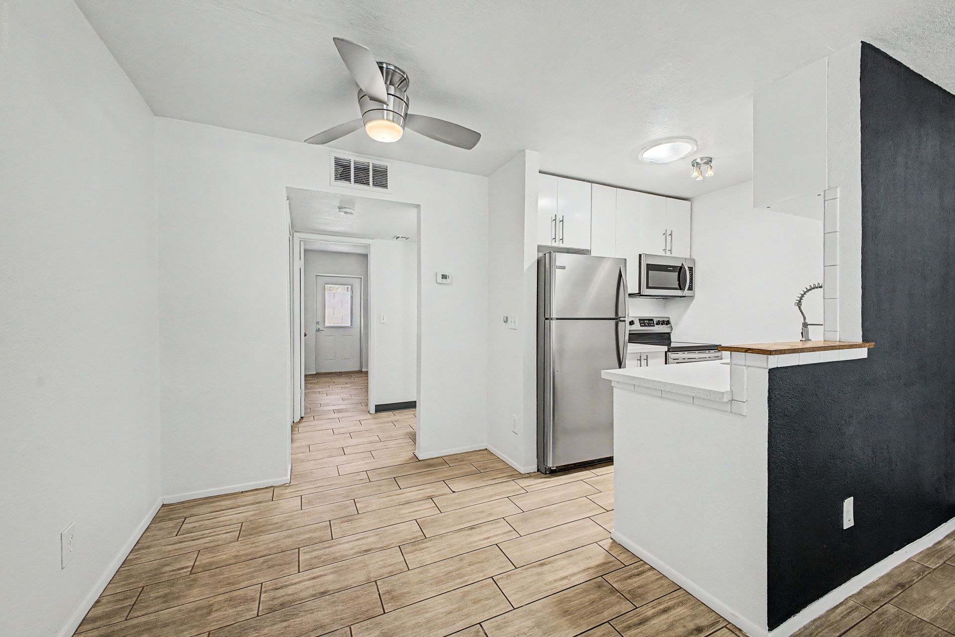 Unfurnished apartment interior at 12 on Cambridge.