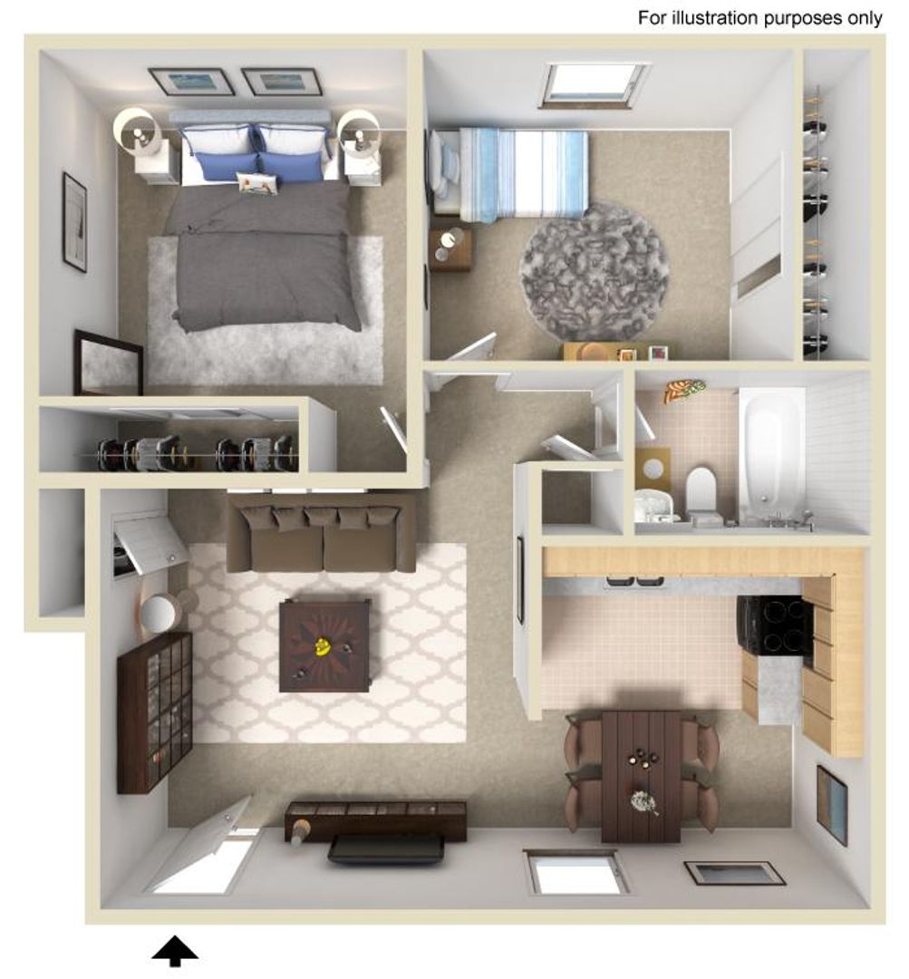 Virginia Beach Apartment: 2212 Vantage Point