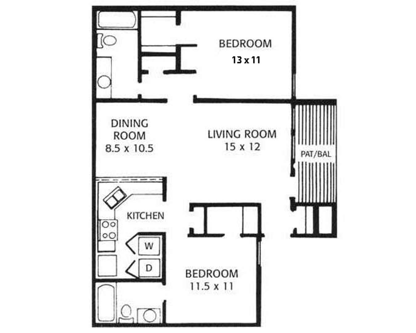 Chesapeake Apartment: 208 Crosswinds Drive