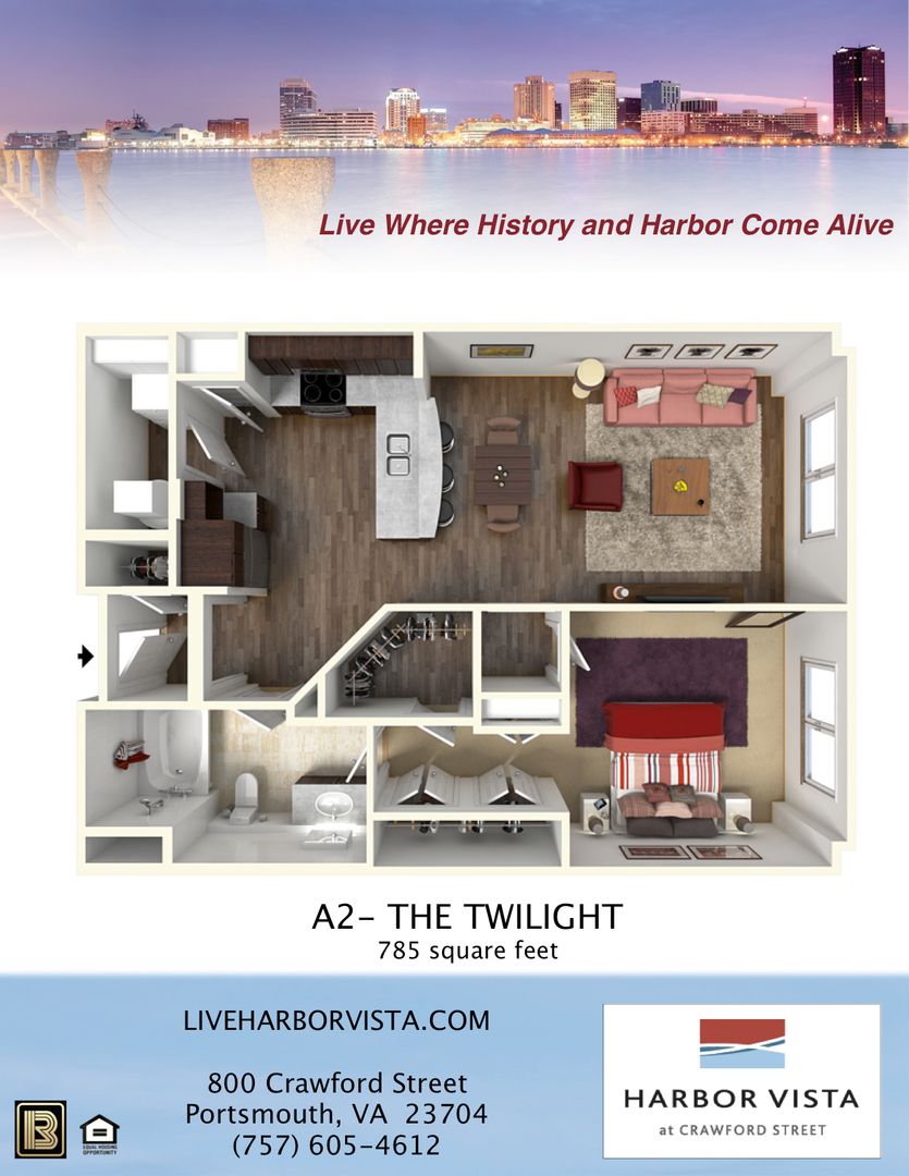 Portsmouth Apartment: 800 Crawford Street