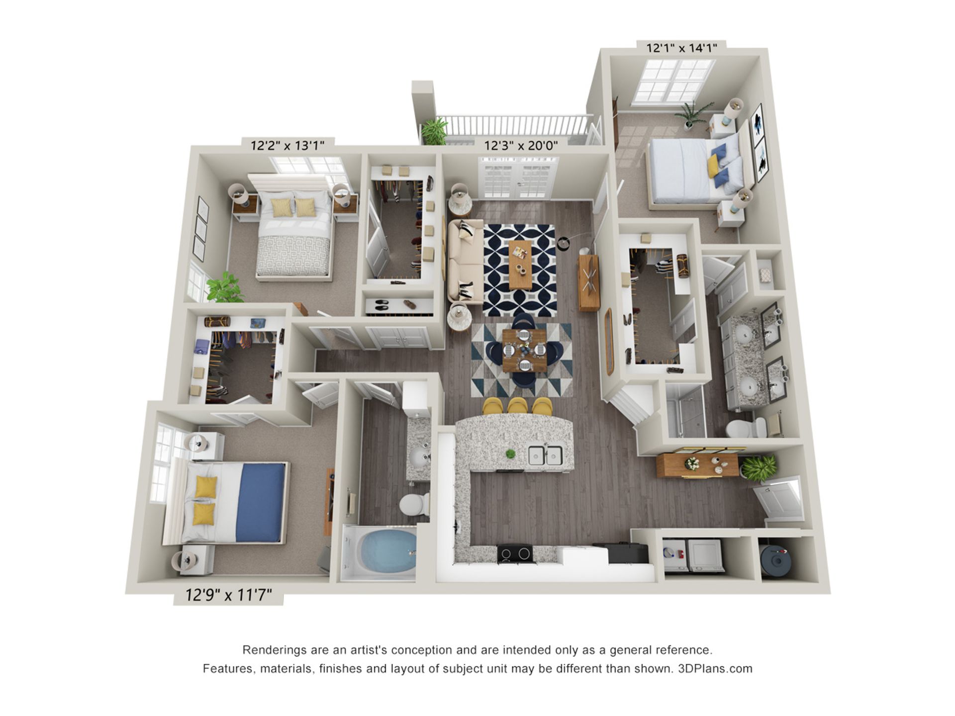 Richmond Apartment: 1500 German School Road