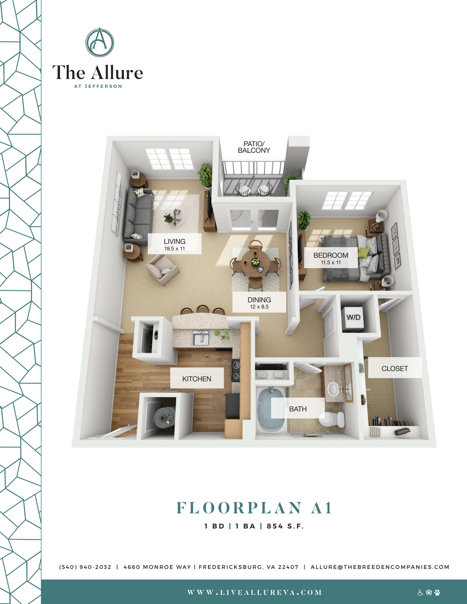 Fredericksburg Apartment: 4660 Monroe Way