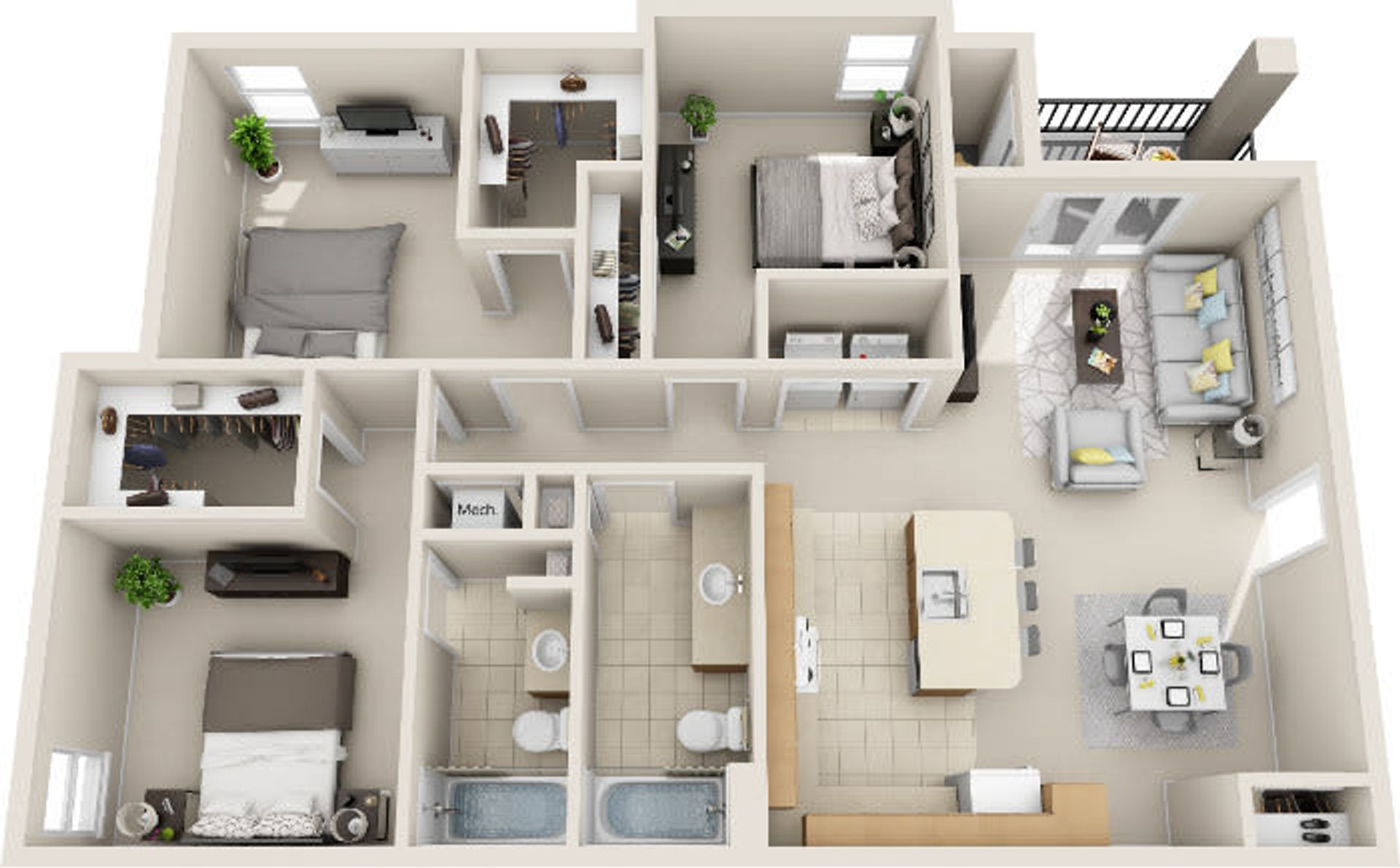 Chesapeake Apartment: 4152 Prindle Court